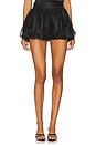 view 1 of 6 Oleana Organza Bubble Short in Black