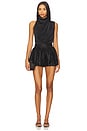 view 5 of 6 Oleana Organza Bubble Short in Black