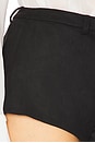 view 6 of 6 Jayla Faux Suede Mini Short in Black