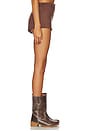 view 3 of 6 x REVOLVE Jayla Faux Suede Mini Short in Chocolate