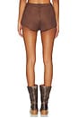 view 4 of 6 x REVOLVE Jayla Faux Suede Mini Short in Chocolate
