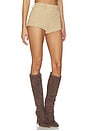 view 2 of 6 Jayla Vegan Leather Short in Soft Beige