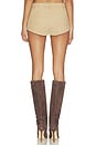 view 4 of 6 Jayla Vegan Leather Short in Soft Beige
