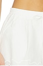 view 6 of 6 Aleria Cotton Short With Trim in Orchid White
