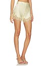 view 2 of 6 Silvio Satin Lace Trim Short in Buttercup
