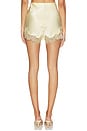 view 4 of 6 Silvio Satin Lace Trim Short in Buttercup