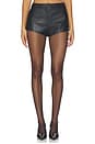 view 1 of 6 Jayla Faux Leather Short in Black