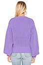 view 3 of 4 Balloon Sleeve Sweater in Light Purple