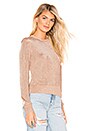 view 2 of 4 Metallic Sweater in Rose Gold