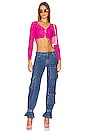 view 4 of 4 CÁRDIGAN ADELINE in Hot Pink
