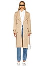 view 1 of 4 Halle Trench Coat in Tan