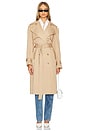 view 2 of 4 Halle Trench Coat in Tan