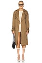 view 1 of 4 Halle Trench Coat in Khaki