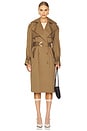 view 2 of 4 Halle Trench Coat in Khaki