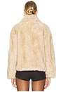 view 3 of 4 Sarissa Faux Fur Jacket in Oatmeal