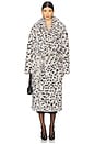 view 2 of 4 Dorothea Faux Fur Coat in Snow Leopard
