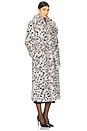 view 3 of 4 Dorothea Faux Fur Coat in Snow Leopard