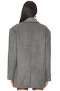 view 4 of 5 Classic Oversized Hailey Coat in Dove Grey
