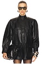view 1 of 4 Clements Faux Leather Jacket in Black