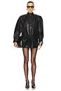 view 4 of 4 Clements Faux Leather Jacket in Black