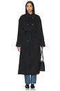 view 2 of 4 Enzo Oversized Coat in Black