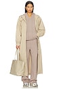 view 1 of 4 Isler Longline Trench Coat in Latte