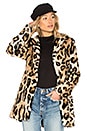 view 1 of 4 Faux Fur Coat in Leopard
