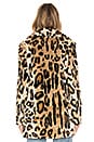 view 3 of 4 Faux Fur Coat in Leopard