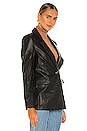 view 3 of 5 PU Blazer in Black