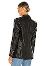 view 4 of 5 PU Blazer in Black