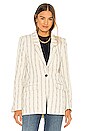 view 2 of 5 Stripe Blazer in Ecru Stripe
