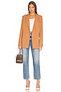 view 5 of 5 Athena Blazer in Chestnut