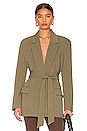 view 1 of 4 Belted Blazer in Khaki