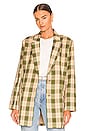 view 1 of 5 x REVOLVE Sandie Blazer Dress in Green Check