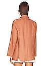 view 4 of 5 VESTE BLAZER in Terracotta