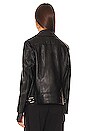 view 4 of 5 Oversized Biker Jacket in Black