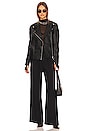 view 5 of 5 Oversized Biker Jacket in Black