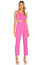 view 4 of 4 Therese Buckle Pant in Pink Pop
