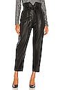 view 1 of 4 Debbie PU Pant in Black