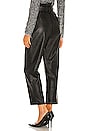 view 3 of 4 Debbie PU Pant in Black