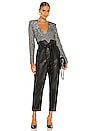 view 4 of 4 Debbie PU Pant in Black