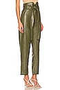 view 2 of 4 Hartley Vegan Leather Pant in Khaki