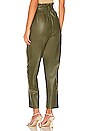 view 3 of 4 Hartley Vegan Leather Pant in Khaki