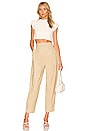 view 4 of 4 Paperbag Utility Pant in Beige