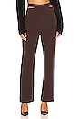 view 1 of 4 Kylie Cut Out Pant in Chocolate