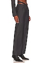view 2 of 4 Wrap Front Pant in Charcoal