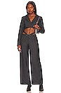 view 4 of 4 Wrap Front Pant in Charcoal