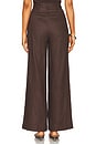 view 4 of 6 Enya Linen Pant in Chocolate