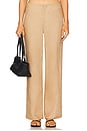 view 1 of 6 Balia Hipster Linen Pant in Latte