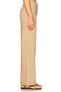 view 3 of 6 Balia Hipster Linen Pant in Latte